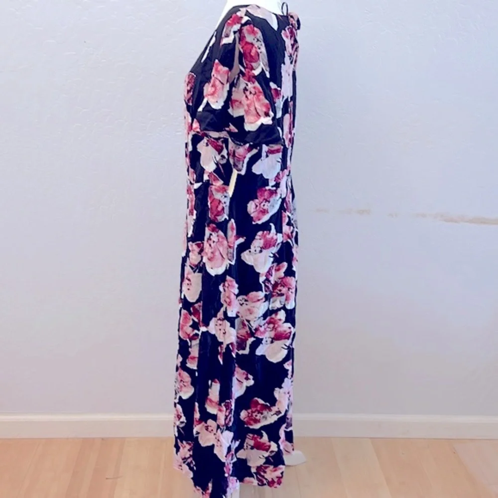 Sejour Rayon Floral Maxi Dress